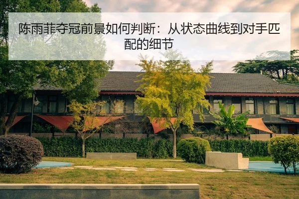陈雨菲夺冠前景如何判断：从状态曲线到对手匹配的细节